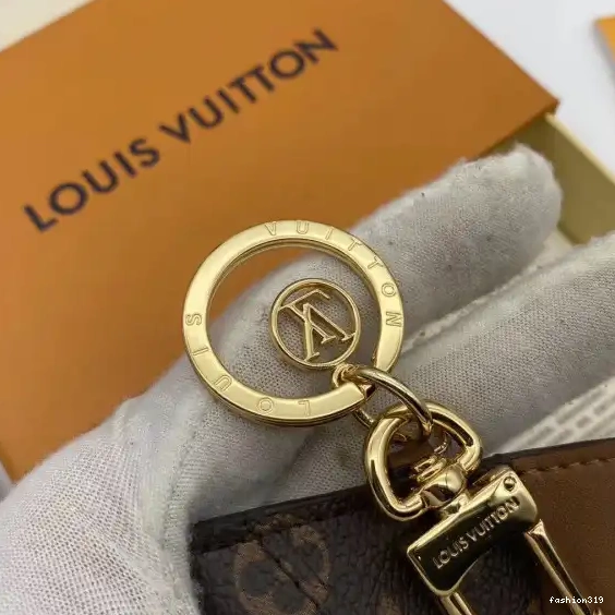 VUITTON AND KEY HOLDER LOUIS KIRIGAMI POUCH BAG CHARM 0412